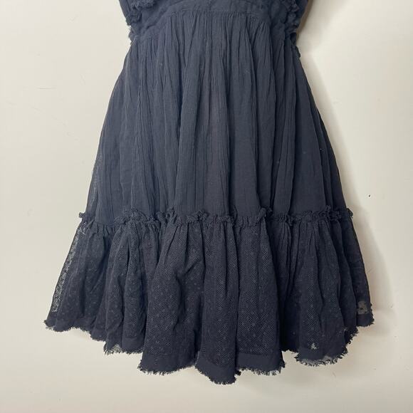 Free People 100 Degree Mini Dress Black Womens M NEW - Picture 6 of 10